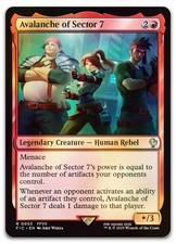 Avalanche of Sector 7 (Surge Foil) #53 (NM) Final Fantasy FIC Magic MTG