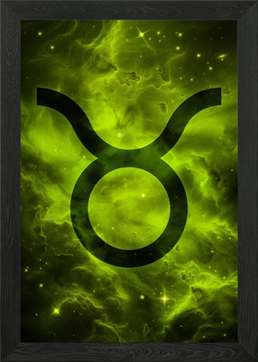 Taurus Nebula Symbol Framed Wall Art Poster Canvas Print Picture