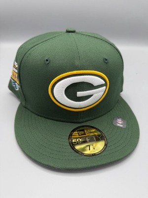 New Era Green Green Bay Packers Patch Up Super Bowl XXXI 59FIFTY Fitted Hat Cap