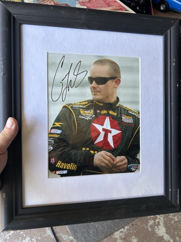 CASEY MEARS SIGNED AUTOGRAPHED NASCAR DRIVER 8" x 10" PHOTO Framed