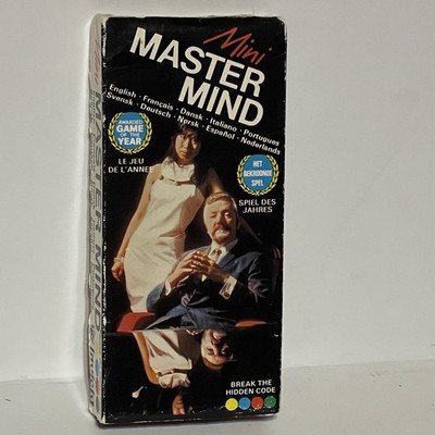 Vintage Parker Bros Master Mind Mini Pocket Travel Game Open Box Pegs Unopened