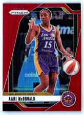 2024 Panini Prizm WNBA #97 Aari McDonald Red Prizms #/299