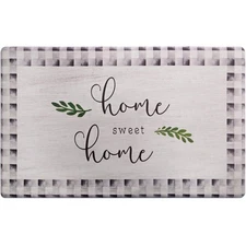 Home Dynamix SoHome Cozy Living Home Sweet Home Buffalo Check Border Anti-Fat...