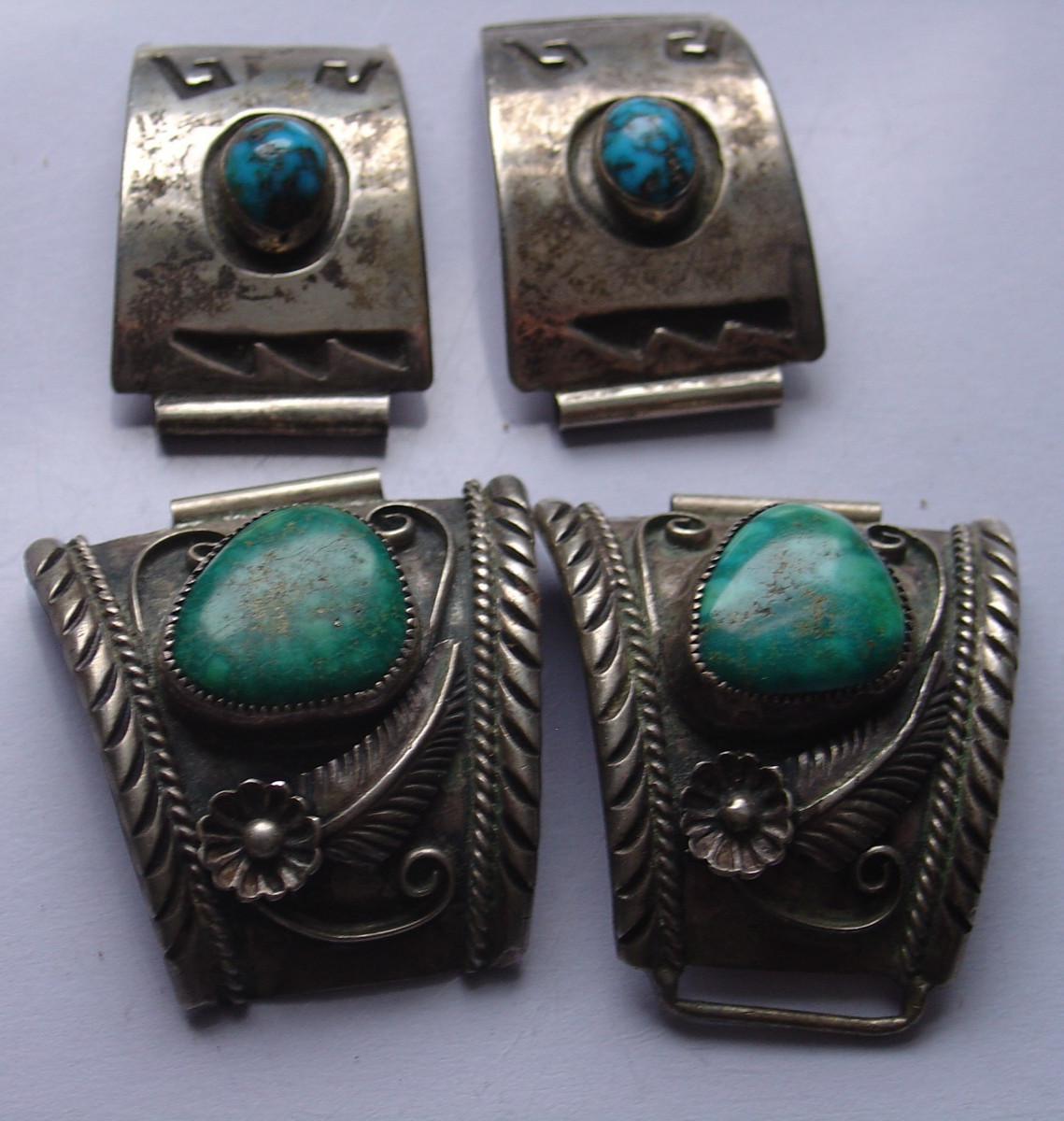Silver Repair Sterling Turquoise Pawn Band Watch Lot Vtg Tip Native for American - vintagewatches.pk