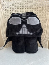 Pottery Barn Kids Star Wars Darth Vader Hooded Bath Wrap 50”x27” NWOT OB
