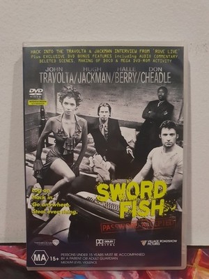 Swordfish (DVD, 2001)   Hugh Jackman, John Travolta & Halle Berry Movie