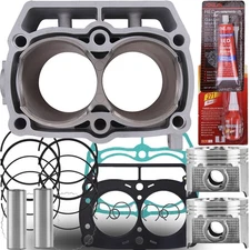 Top End Kit Cylinder Gasket Ring Piston For Polaris Ranger 700 4x4 XP 2005-2006
