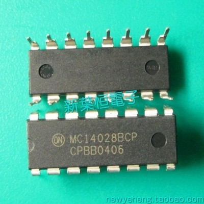 5PCS MC14028BCPG IC DECODER BCD-DEC BIN-OCT 16DIP MC14028 14028 MC14028B 14028B