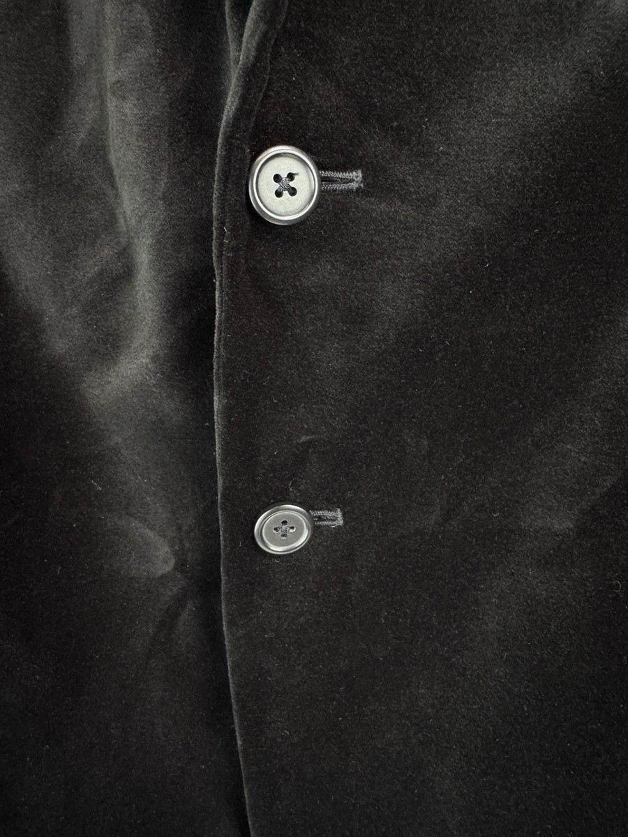 Polo Ralph Lauren $398 Black Modern Fit Velvet Sportcoat Blazer