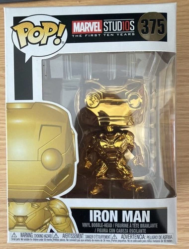 Pop! Vinyl FUNKO -10th Anniversary - Iron Man #375 - CHROME