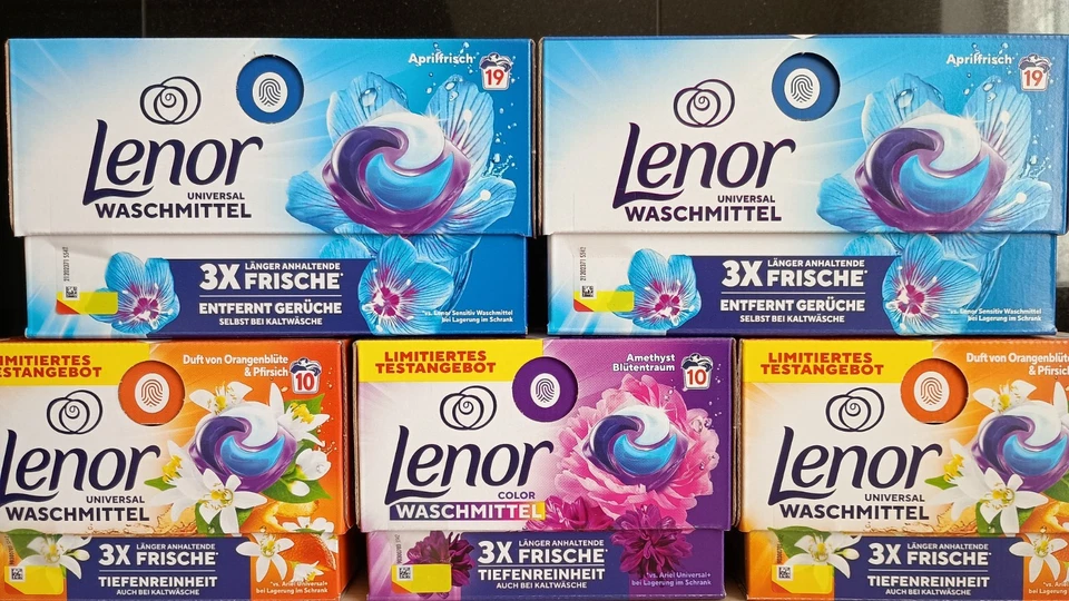 Lenor All in One Pods Universal Aprilfrisch & Color Amethyst Waschmittel 68 WL - Bild 1 von 1