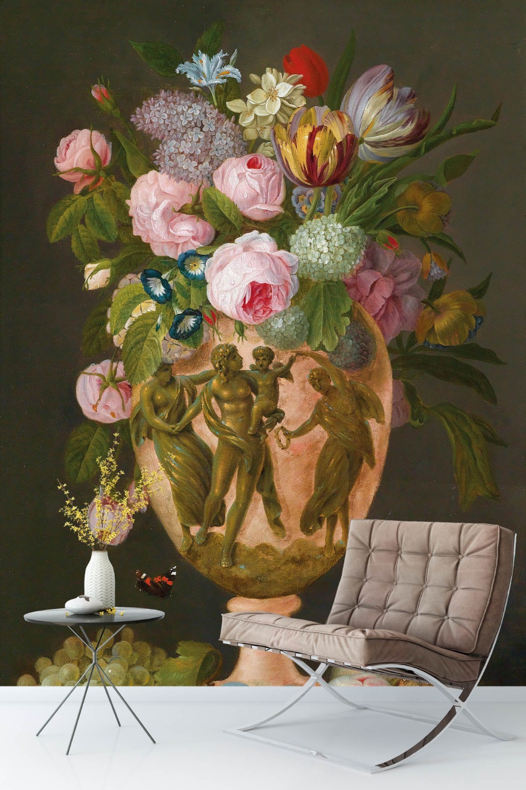 3D Flowers Still Life Oil Painting Wall Murals Wallpaper Murals Wall Sticker 90