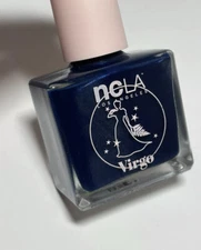 NCLA Astrology Zodiac Virgo Nail Lacquer Polish Navy Blue Shimmer