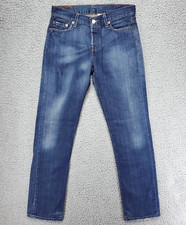 Vintage 1996 Levi's 501 Jeans Women's 26 30x33 Dark Blue Stonewash Denim 90s