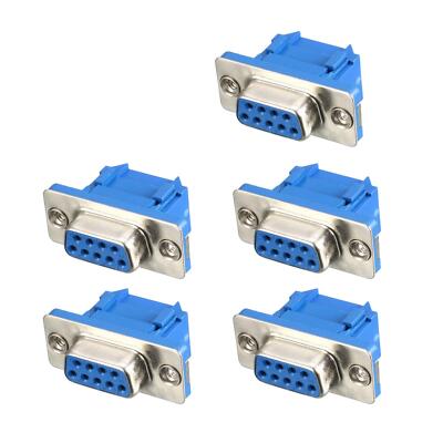 5 teile D-SUB DB9 9-polig Weiblich IDC Kräusel Adapter-stecker für Band Kabel