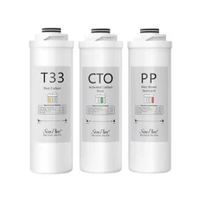 SimPure WP2-400/T1-400 Sediment PP+CTO+T33 6-Month Water Filter Replacement