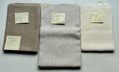 Stickleinen ZWEIGART 3 verschiedene, insgesamt 1,63m
