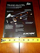 1988 Trans Am Gta Original Ad 1988 Trans Am Gta Original Ad