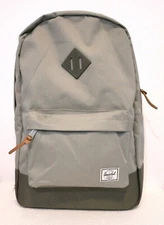 HERSCHEL SUPPLY HERITAGE 21.5L (SHADOW BEETLE/GREEN) CANVAS BACKPACK NEW w/TAG!