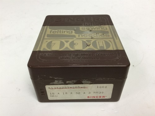 Singer RB30 Tufting Sewing Felting Needles 15x18x32x3, 1000/Box *Sold As Is*