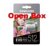Samsung Memory 512 GB  EVO Select Micro SD Card with Adapter - Genuine