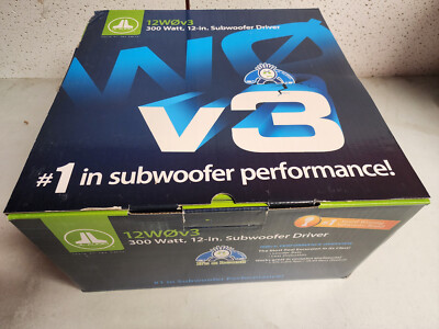 NEW JL Audio 12W0v3-4  12  SUBWOOFER 4-OHM 600 WATTS FAST FREE SHIPPING