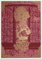 Julie Andrews Sound of Music Castro Theatre Silkscreen Movie Poster - O'Daniel