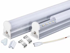 10x 4FT LED Integrated Light Fixture Surface Ceiling Mounted 4000K Neutral White