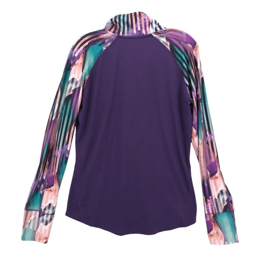 BROOKS Dash 1/2 Zip Running Shirt Long Sleeve Thumb Holes Women's Size MEDIUM - Picture 3 of 8