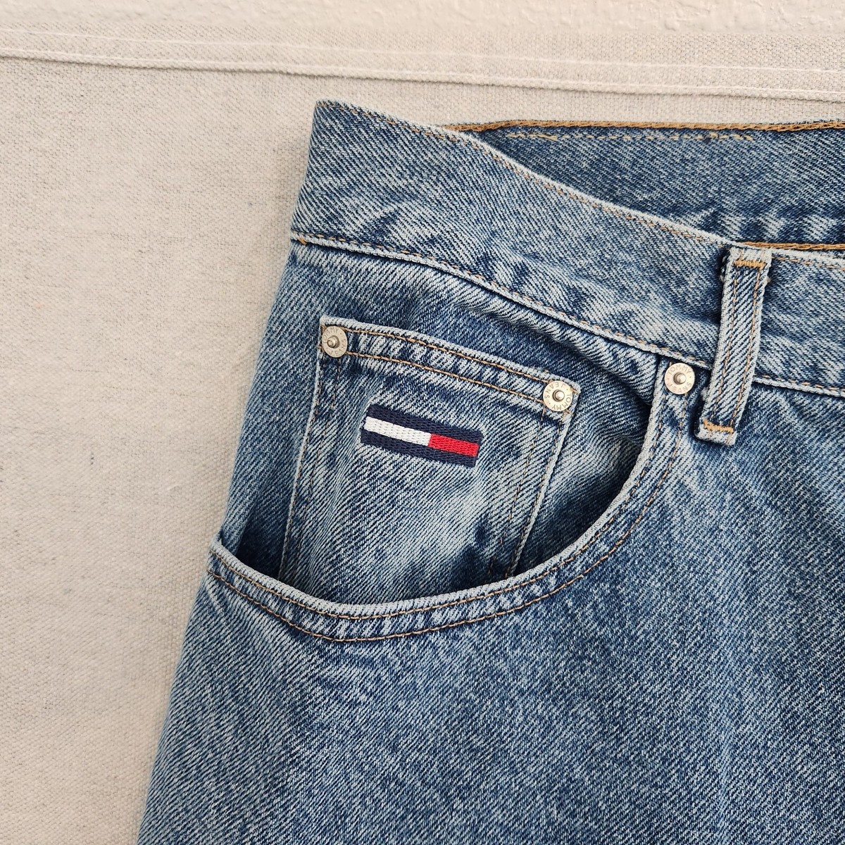 [ケンジマン] プレート Vintage Y2K Guess Jeans Mens 33x30 Baggy Tapered Leg Dark
