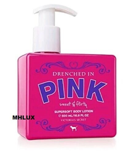 NEW VICTORIA'S SECRET DRENCHED IN PINK BODY LOTION