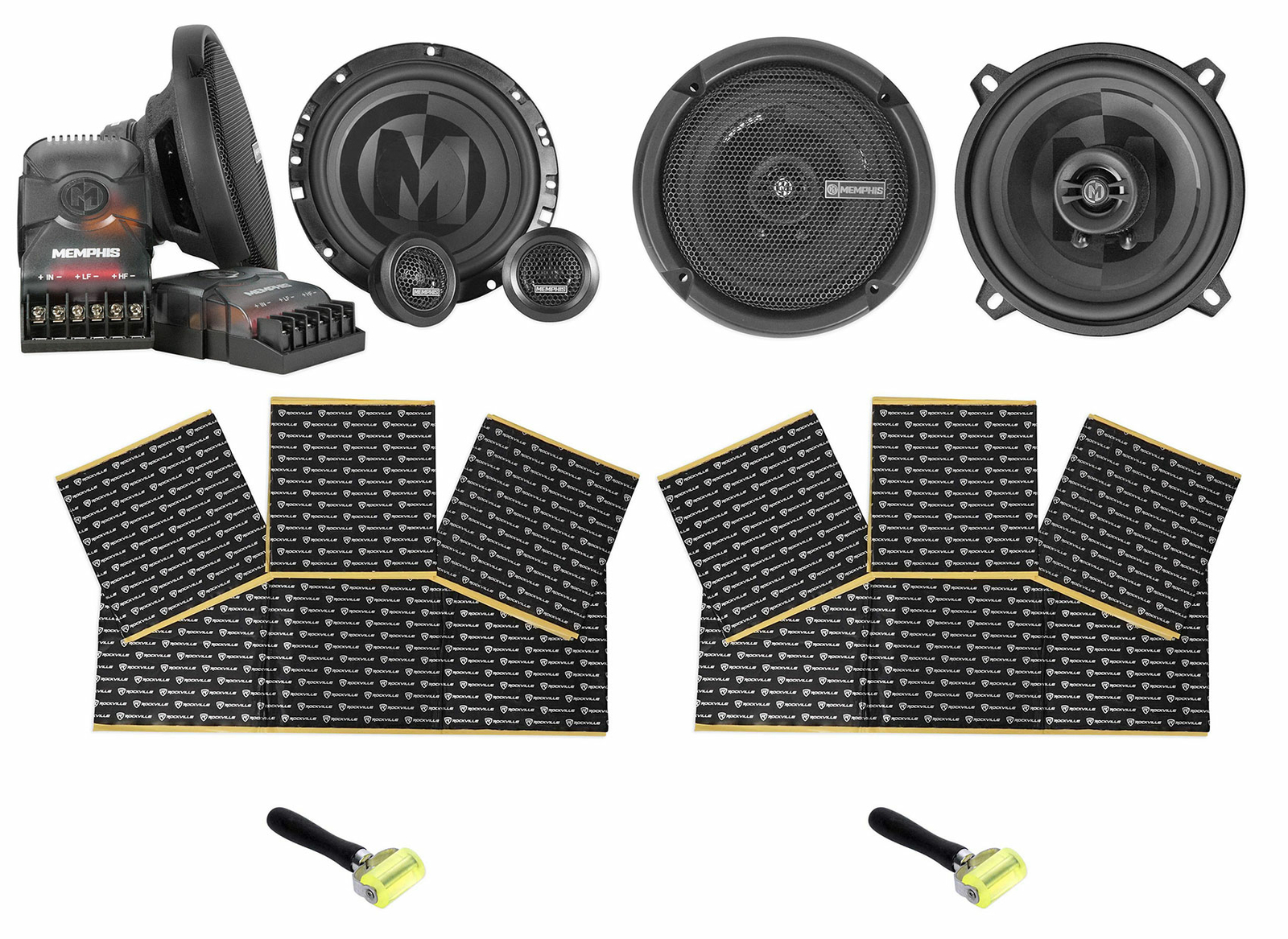 Пара компонентов Memphis Audio PRX60C 65 Динамики PRX5 525 Звуковой комплект ROCKMAT