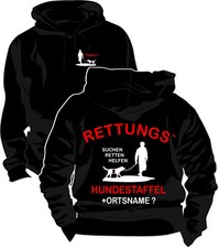 Kapuzensweatshirt Rettungshund Hundesport Hunde Training Maintrailling Agility 3