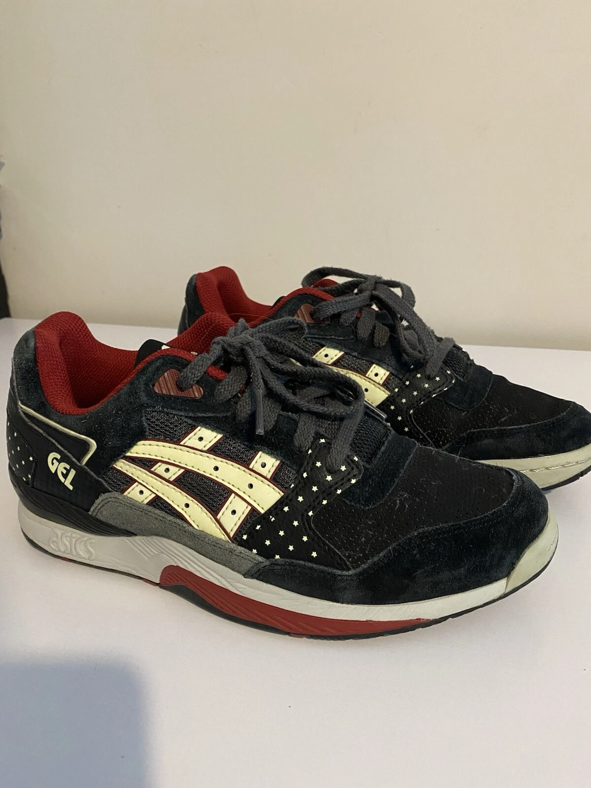 Asics Gel GT Quick H443L US 7 EU 39 5 Sneaker nera e rossa
