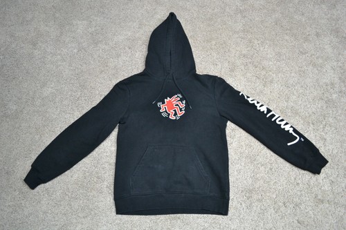 Keith Haring Red Dog Hoodie H\u0026M Black 