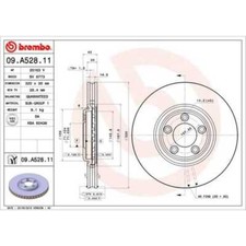 BREMBO 2x Bremsscheibe vorne 320 Innenbelüftet für Jaguar S-Type X200 XJ