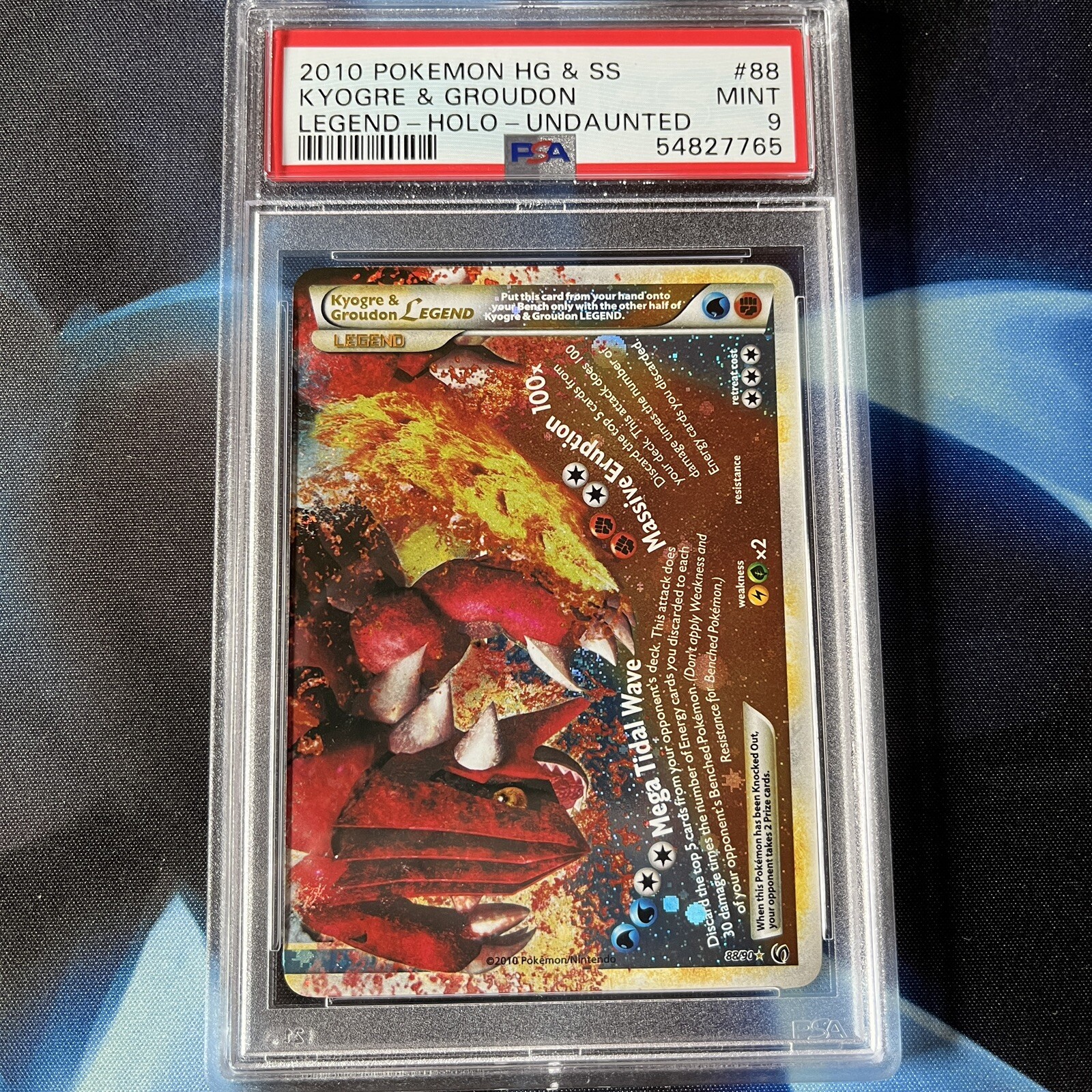 2010 Pokemon HGSS Kyogre & Groudon Legend Holo Rare - PSA 9 | eBay