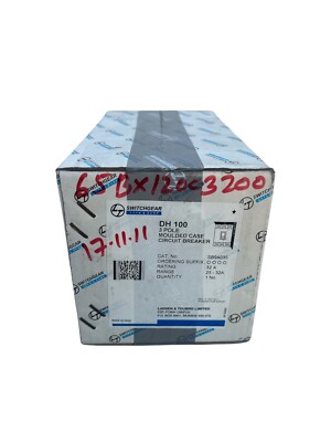 Larsen & Toubro DH 100 MCCB 32A Gehäuseschutzschalter 415V 50/60Hz