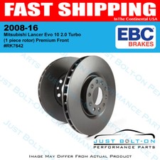 EBC for 2008-16 Mitsubishi Lancer Evo 10 2.0 Turbo (1 piece rotor) Premium Front