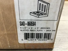 NEW SUBURBAN TOOL SLOTTED ANGLE PLATE 6 X 5 X4