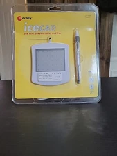 MACALLY ICECAD 2.85"X2.14" ACTIVE AREA USB MINI GRAPHIC TABLET W/PEN BRAND NEW
