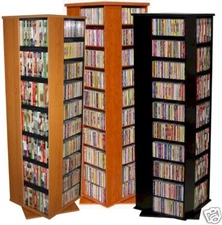 1160 CD 560 DVD Floor Spinner Storage Tower DVD CD Rack - NEW