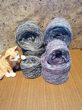 Schöne Wolle , Designergarn , Wollpaket  1230  Gramm ,Wollreste 