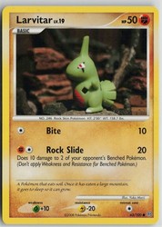 Larvitar 63/100 Diamond & Pearl Stormfront Common Pokemon Card