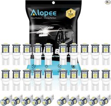 194 LED Bulb White 6500K T10 Wedge LED Bulb 5SMD 5050 Chips Color: White-5050