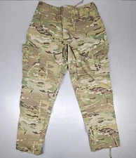 Propper Battle Pants Mens Medium Camo Woodland Military Double Knee Adjustable