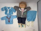 1982 Cabbage Patch Kids Boy Doll Xavier Roberts Signature 1985 Clothes Lot