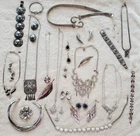 Estate Vintage Lot Costume Jewelry Lot  Necklaces Earrings Bracelets MORE!