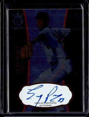 2021 Onyx Premium #OPEP Eury Perez Blue Foil 18/50