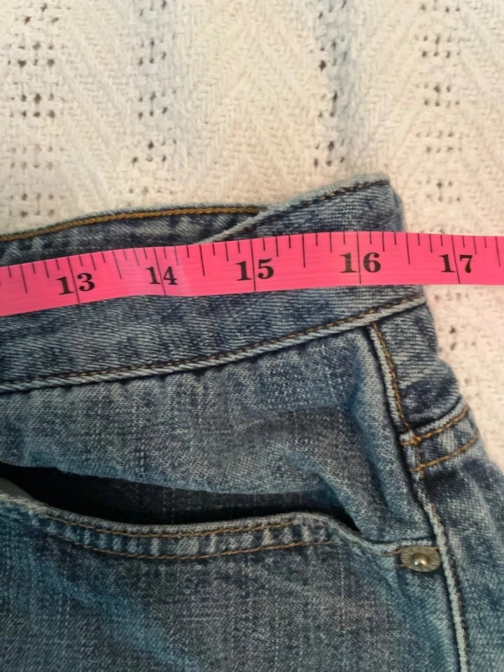 Minifalda vaquera Guess para mujer talla 31 azul lavado mezcla de algodón logotipo de colección Foto 2 de 4